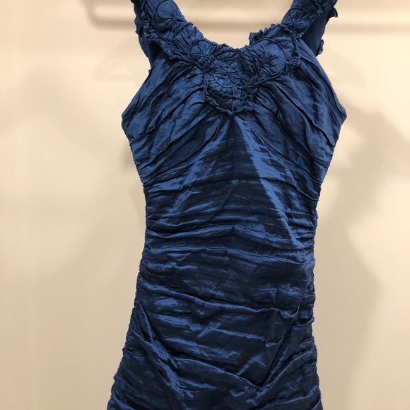 BCBG blue dress size 0 - Picture 3 of 5